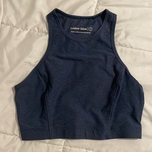 Outdoor Voices Navy Crop Top